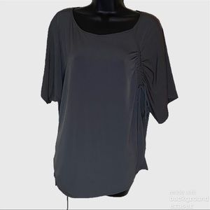 Worthington Cinched Grey Top